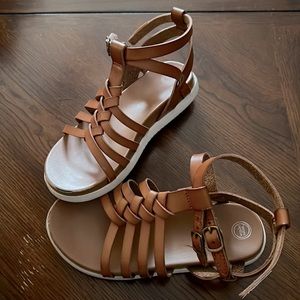 Girls Brown Sandals
